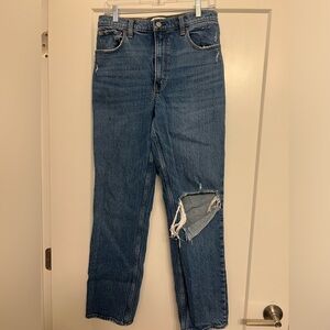 Abercrombie & Fitch The ‘90s Straight Ultra High Rise Jeans Size 30/10R